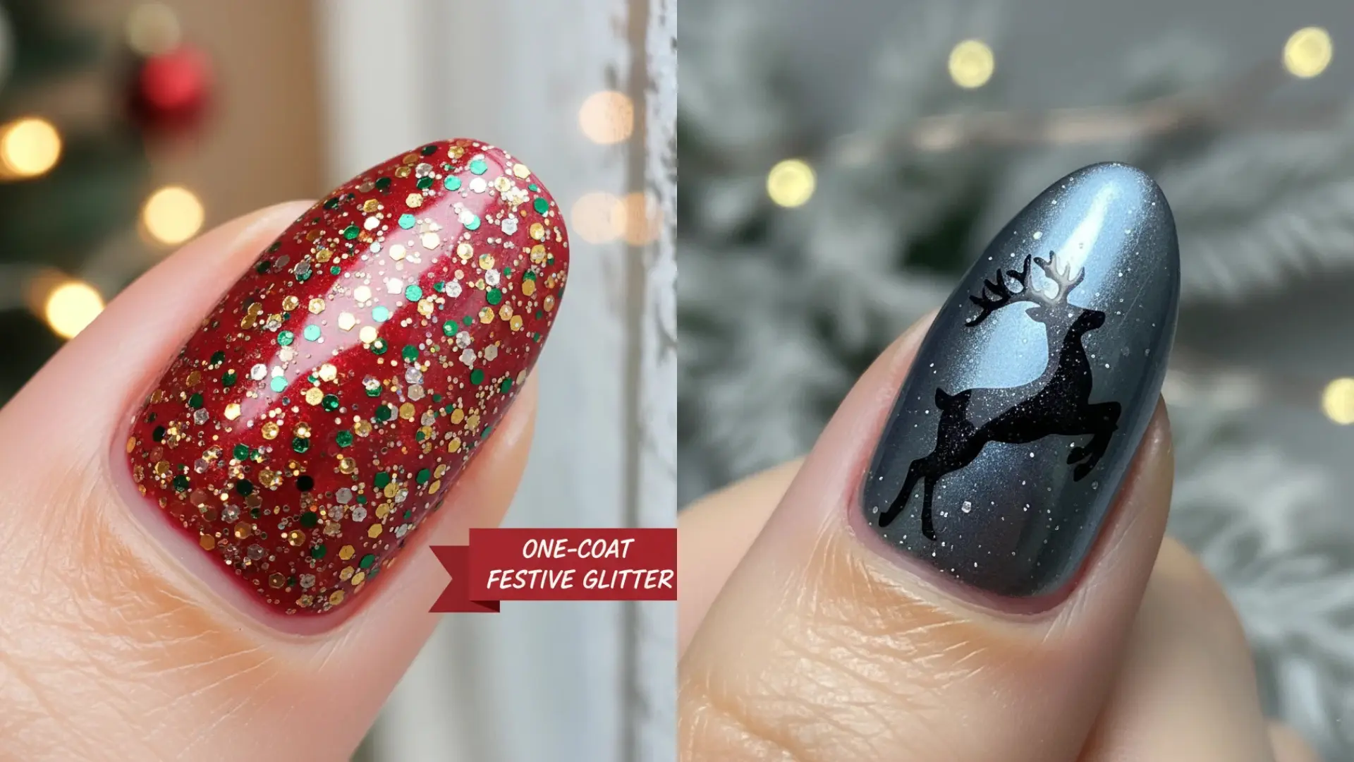 25 Easy Christmas Nail Ideas