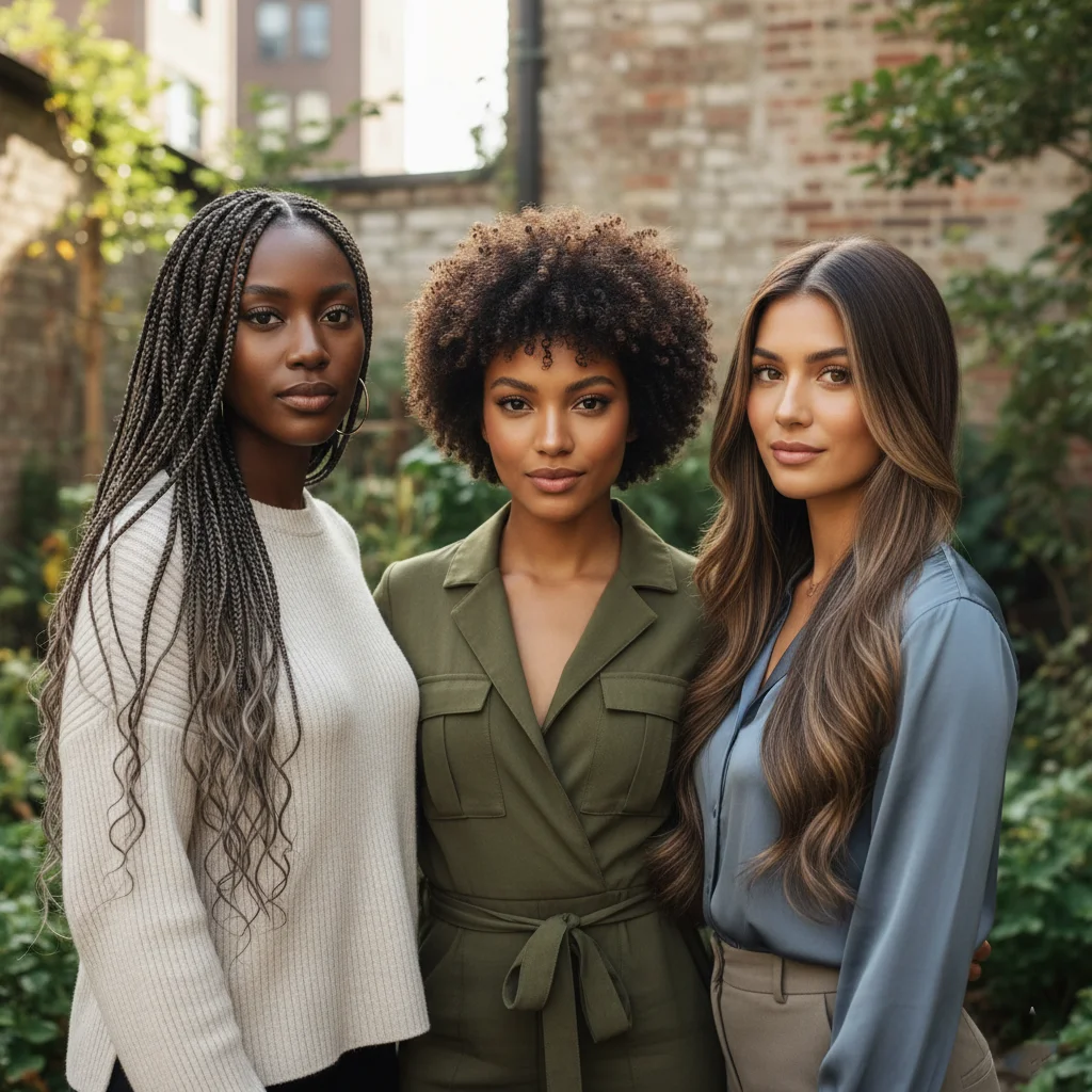 Ash Brown (The Cool Subtlety) Winter Hair Colors for Black Women